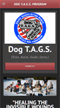 Mobile Screenshot of dogtagsprogram.org